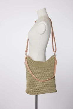 Rayon Crochet Bucket Bag -Carry And Wande 3206563 4