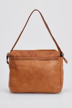 Isla Leather Braided Shopper Bag