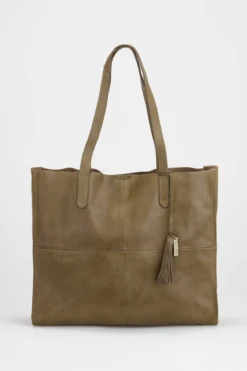 Carry And Wande 17 Alba Leather Unlined Tote Bag