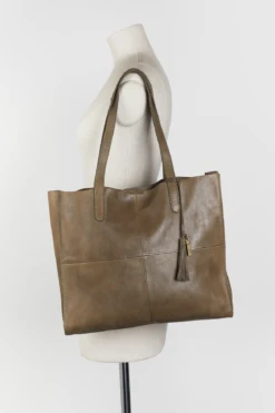 Alba Leather Unlined Tote Bag -Carry And Wande 3208929 4