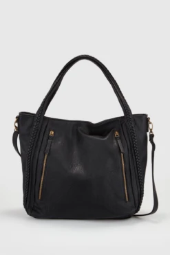 Plait Handle Tote Bag