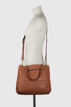 Sloane Leather Shopper Bag -Carry And Wande 3210636 4