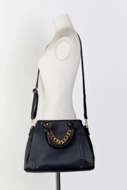 Shopper Bag With Chain -Carry And Wande 3211036 4