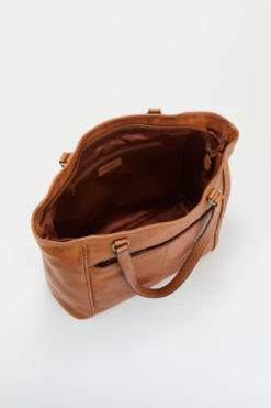 Eli Leather Tote Bag -Carry And Wande 3211658 3