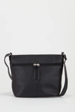 Twin Zip Crossbody Bag