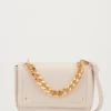 Chain Detail Flapover Bag -Carry And Wande 3211865 1