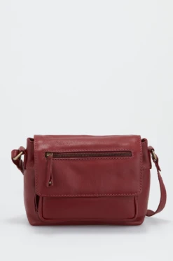 Ana Leather Flapover Bag